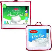 Tontine Easy to Care Mattress Topper & Goodnight Sensitive Quilt Bundle, Double