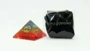 7 Chakra 4 Crystal Quartz Energy Point Meditation Tree Of Life Orgone Pyramid