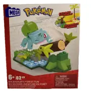 New In Box! Mega Pokemon Bulbasaur's Forest Fun Block Set