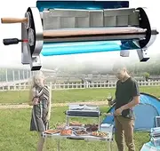 Solar Grill,Outdoor Portable Solar Cooker Oven Energy Grilling Cooking in The Sun,for Camping,Outdoor,Park,Courtyard,Photoelectric Charcoal Three-Purpose Oven,with A Portable Storage Bag