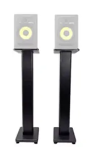 (2) Rockville 36” Studio Monitor Speaker Stands For KRK ROKIT 8 G3 Monitors