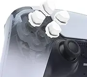 eXtremeRate Ergonomic Split Dpad Buttons (SDP Buttons) for PS5 Controller, White Independent Dpad Direction Buttons for PS5, for PS4 All Model Controller