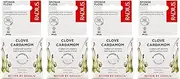RADIUS Clove Cardamom Dental Floss 55 Yards Vegan & Non-Toxic Oral Care Boost & Designed to Help Fight Plaque Clear - Pack of 4