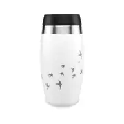 O'Helo 400ml To-Go Tumbler With Etched Swallows - White