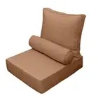 AD104 Medium Pipe Trim Outdoor Deep Seat Back Rest Bolster Insert Slip Cover Set