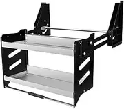 Heavy-Duty 2-Tier Wall Storage,Spice Rack Upper Cabinet Organizer,Space Saving for Home Cafe Wall Cabinet Storage(650mm)
