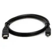 RiteAV Firewire 1394A 4-pin-6-pin Cable 3ft.