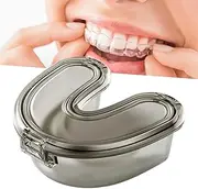 Mouth Guard Container | U-Shaped Night Guard Case - Portable Aligner Case, Clear Nightguard Case for Mouth Guards, Retainers, Travel