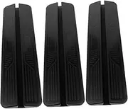 Abaodam Doggy Gates Doorways Threshold for Doorways 3pcs Dog Ramp Pet Ramp Anti-Skid Groove Black
