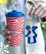 *NEW* Dutch Bros Cookie Cutter Tree Ornament Blue Windmill Still In Package