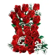Romantic Rose Flower Building Blocks