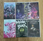 Lot Of 5 CULLEN BUNN Comics - Unearth, Harrow County 1 , Manor Black #1