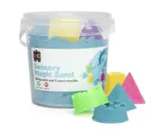 Sensory Magic Sand and Moulds 600g Blue