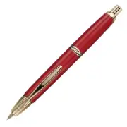Pilot Vanishing Point Collection Fountain Pen - Red & Gold - 18K Broad Point Nib