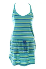 Jane And Bleecker New Teal Drawstring Jersey Chemise S