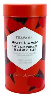 New Teavana Apple Pie A La Mode Empty 8oz Tea Tin Canister - No Tea
