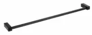 Mizu BLOC MK2 SINGLE TOWEL RAIL 760mm Wall Mounted, Double Fixing MATTE BLACK