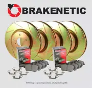 F&R BRAKENETIC Sport Slotted Brake Rotors + Ceramic Pads JCW GP 36.34160.51 (for: Mini)