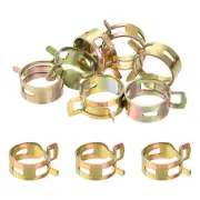 ID 18.5mm 3/4inch Fuel Line Hose Clips,Pipe Clamps,Spring Hose Clamp,10PCS