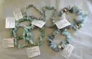 Natural Aquamarine Gemstone Chip Bracelets by Healing Light Stones