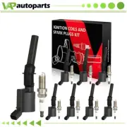 8 For 2000-2001 Ford F-250 4.6L V8 Ignition Coil & Spark Plug DG508 SP479 (for: Ford)