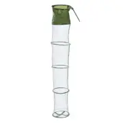 79"x10" Fishing Cage Basket Collapsible Fishing Bait Mesh Nylon Fish Keeping Net