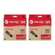 2x Velcro Eco Collection Sticky Back Hook and Loop Fastening Tape 3m x 22mm