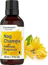 Nag Champa Fragrance Oil | 1 fl oz (30ml) | Premium Grade | for Diffusers, Candle and Soap Making, DIY Projects & More | by Horbaach