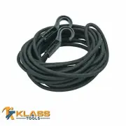 25 Feet Heavy Duty Stretch Cord / Bungee Cord / Tie Down w/ Adjustable Hooks