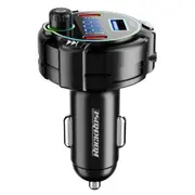 RockRose Ranger Cruiser Bluetooth FM Transmitter & 30W PD USB-C & USB-A Car charger [RRCC19]