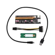 NGFF M.2 M Key to USB 3.0 PCI-E Riser Card M2 to USB3.0 PCIE 16X 1X5638