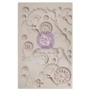 Finnabair Decor Moulds 5"X8"X8mm-Clockwork Sparrows