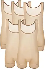 [DGKaxiyaHM] Men's Mesh Transparent Mankini Underwear Nylon See Through 1-Piece Jumpsuit Sexy Stretch Bodysuit Underwear