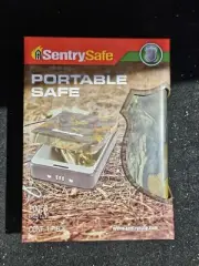 Sentry Safe Small Portable Security Lock Box Case Safe Combination P005C New