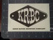 KERN RIVER BREWING california citra clear STICKER decal craft beer brewery