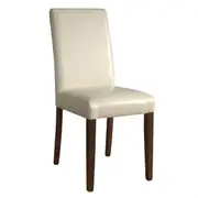 Bolero Faux Leather Dining Chairs Cream (Pack of 2) PAS-GH444