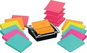 Post-it Pop-up Notes Value Pack with Dispenser, Brights, 12 Pads per Pack, (DS330-SSVA)