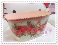 在飛比找買動漫優惠-♥小花花日本精品♥Hello Kitty 日本玫瑰收納籃置物