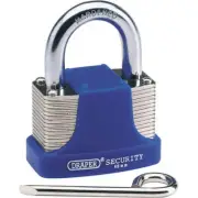 Draper Laminated Steel Combination Padlock 48mm Standard