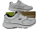Skechers Go Run Consistent 2.0 White Silver Running Shoes Sneakers Mens Sz 10.5