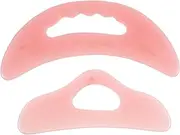Baluue 2pcs Guasha Massage Boards Resin Lymphatic Scraper Tool for Neck Shoulder Smooth Edges for Skin Care Relaxation for Personal