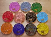 GARBAGE PAIL KIDS Blasted Billy 2 Inch 11 Challenge Coin Set - Only 5 Made