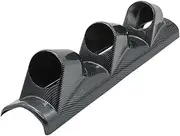 Gauge Universal 52mm 3 Hole Left Hand Drive Auto Car A Pillar Carbon Fiber Triple Gauge Holder Volt Gauge Pods Voltmeter