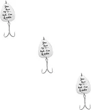 Kisangel Pcs Unique Guitar Pick Baits Triple Hooks Stainless Steel Fishing Lures Design for Fishing Enthusiasts