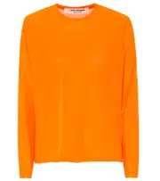 [Junya Watanabe] Junya Watanabe Mesh top AU 10 orange