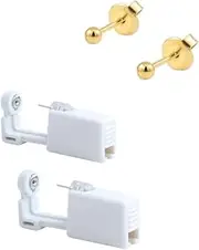 [QIXINWANG] 2 Pack Ear Piercing Gun Earring Disposable Ear Stud Gun Sterile No Pain Ear Piercing Gun