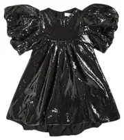 [Marc Jacobs Kids] Marc Jacobs Kids Ceremony sequined ruffled dress Y 12 black