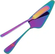 GREENADSCAPE 2pcs Cake Spatula Wedding Reception Decorations Cake Dome Dessert Spoons Stainless Steel Pizza Server Gold Kitchen Utensils Wedding Stuff Cake Plate Cake Stand Wedding Decor Lifter