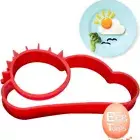 1PC Silicone Sun Cloud Shape Eggs Mould Fried Egg Pancake Ring Pancake Maker