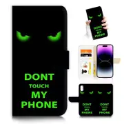 ( For Optus X Sight 3 ) Wallet Flip Case Cover AJ26668 Do not Touch Phone